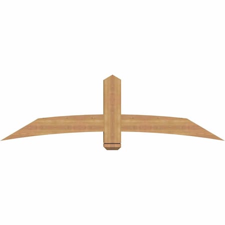 Ekena Millwork Bellingham Timber Gable Bracket, Western Red Cedar, 72"W x 21"H x 5 1/2"D x 5 1/2"F, 7/12 Pitch GBW072X21X0606BEL00SWR